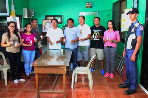 Opisyal sa barangay nagpositibo sa drugs .